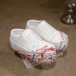 UNITYPUREMAX™ Hand-Painted Genuine Leather Platform Sneakers for Women 3
