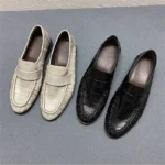 UNITYPUREMAX™ French Retro Eel Leather Hand-Sewn Women's Loafers 3