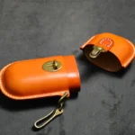 UNITYPUREMAX™ Vintage Genuine Leather Sunglasses Case with Hook | Hard Shell Eyewear Organiser 4