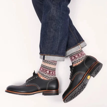 UNITYPUREMAX™ Sports Marking Line Hand-Sewn Goodyear Derby Shoes For Men - Black 2