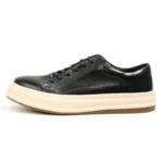 Men's 100% Genuine Washed Horsehide Leather Sneakers | Perforated Platform Casual | UNITYPUREMAX™ 6