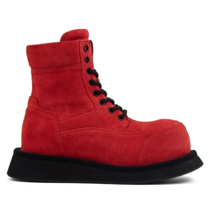 UNITYPUREMAX™ Red Cow Suede Men's Casual Shoes - Wide Version Height-Increasing Tooling Style 2