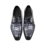 UNITYPUREMAX™ Genuine Crocodile Leather Men's Derby Dress Shoes - Waterproof