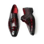 UNITYPUREMAX™ Crocodile Leather Men's Derby Shoes 5