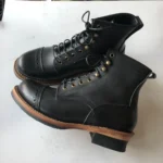 UNITYPUREMAX™ Handmade Goodyear Welted Women's Motorcycle Boots - Italian Cowhide Custom Sizing 13