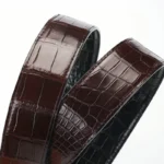 UNITYPUREMAX™ Authentic Double-Sided Crocodile Belly Skin Designer Belt for Men 4