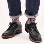 UNITYPUREMAX™ Sports Marking Line Hand-Sewn Goodyear Derby Shoes For Men - Black 3