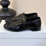 UNITYPUREMAX™ Genuine Leather Pleated Design Women's Loafers 3
