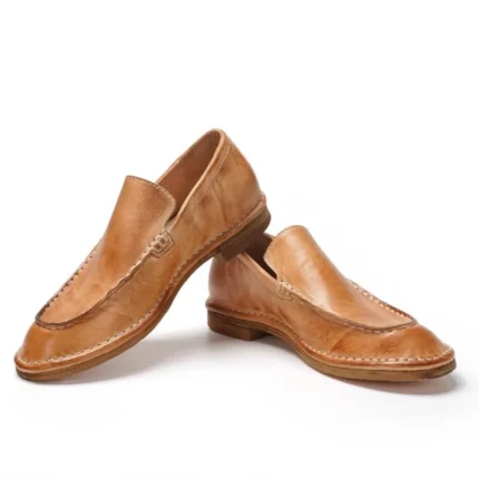 UNITYPUREMAX™ British Fashion Washed Horsehide Men's Loafers 2