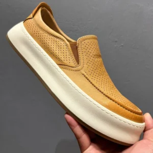UNITYPUREMAX™ Breathable Hollow Out Cowhide Slip-On Loafers for Men 3