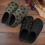 Men's & Women's Cow Suede Star Appliqué Clogs | Cork Footbed Anti-Slip Mules | UNITYPUREMAX™ 3
