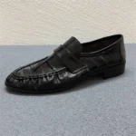 UNITYPUREMAX™ French Retro Eel Leather Hand-Sewn Women's Loafers 6