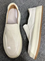 UNITYPUREMAX™ Breathable Hollow Out Cowhide Slip-On Loafers for Men 5