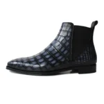 UNITYPUREMAX™ Genuine Crocodile Leather Men's Chelsea Boots - Handmade Waterproof Business, Leisture Durable, Comfortable, Breathable & Stylish 1