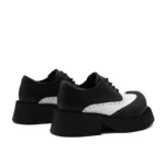 Men's Two-Tone Full Brogue Derby Shoes | 6cm Platform Height Increasing | UNITYPUREMAX™ 5