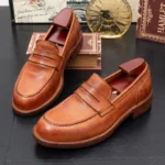 Men's Handmade Horsehide Penny Loafers | Italian High-End Vintage | UNITYPUREMAX™ 2