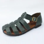 Women's Braided Leather Gladiator Sandals | Handmade Retro | UNITYPUREMAX™ 4