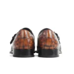 Men's Genuine Crocodile Leather Monk Strap Shoes | UNITYPUREMAX™ 4