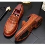 Men's Handmade Horsehide Penny Loafers | Italian High-End Vintage | UNITYPUREMAX™ 3