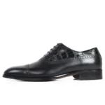 Men's 100% Genuine Black Crocodile Leather Oxford Shoes | Waterproof Luxury | UNITYPUREMAX™ 1
