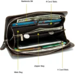 Men's Handmade Leather Business Wallet | England Style | UNITYPUREMAX™ 6