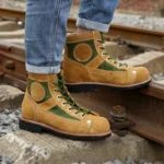 Men's Goodyear Welt Military Hiking Boots | Suede Cowhide Canvas Tactical Work | UNITYPUREMAX™ 1