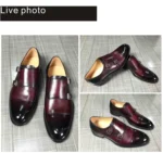 Men's Dark Brown Monk Strap Shoes | Double Buckle | UNITYPUREMAX™ 5