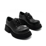 Men's Two-Tone Full Brogue Derby Shoes | 6cm Platform Height Increasing | UNITYPUREMAX™ 4