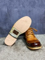 Men's Vintage Patchwork Derby Shoes | Handmade Leather | UNITYPUREMAX™ 3