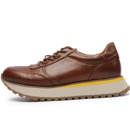 Men's 100% Genuine Horsehide Leather Platform Sneakers | Height Increasing Dad Shoe | UNITYPUREMAX™ 1