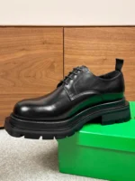 Men's Black Leather Derby Shoes | Bold Statement Sole | UNITYPUREMAX™ 6