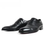Men's 100% Genuine Black Crocodile Leather Oxford Shoes | Waterproof Luxury | UNITYPUREMAX™ 5