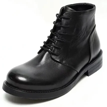 Men's Handmade Combat Ankle Boots | Winter Street Style | UNITYPUREMAXâ„¢ 2