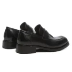 Hand-Washed Cowhide Casual Dress Shoes Men Business Wedding Shoes Wrinkled Thick-Soled Genuine Leather Slip-On Loafers 20
