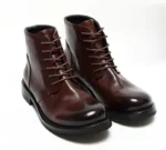Men's Handmade Combat Ankle Boots | Winter Street Style | UNITYPUREMAX™ 6