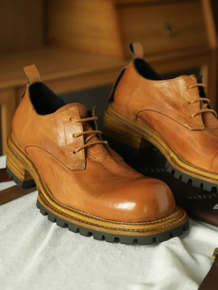 Men's Horsehide Derby Shoes | Manual Double Strand Suture | UNITYPUREMAXâ„¢ 2