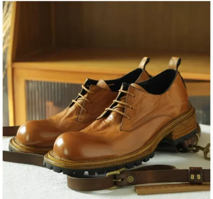Men's Horsehide Derby Shoes | Manual Double Strand Suture | UNITYPUREMAX™ 1