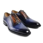 Men's Three-Color Brogue Oxford Shoes | Genuine Leather | UNITYPUREMAX™ 4