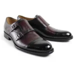 Men's Dark Brown Monk Strap Shoes | Double Buckle | UNITYPUREMAX™ 3