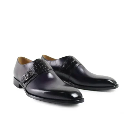Men's Purple Monk Strap Shoes | Single Buckle | UNITYPUREMAX™ 2