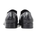Men's 100% Genuine Black Crocodile Skin Penny Loafer Shoes | Waterproof Luxury | UNITYPUREMAX™ 4