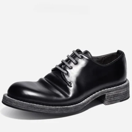 Men's Horse Hip Leather Derby Shoes | Hand-Sewn English Style | UNITYPUREMAXâ„¢ 2