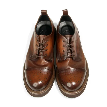 Men's Handmade Brogue Cap-Toe Oxford Shoes | Retro Casual Business | UNITYPUREMAXâ„¢ 1