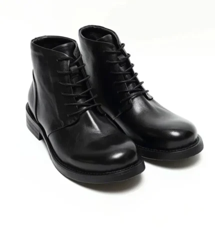 Men's Handmade Combat Ankle Boots | Winter Street Style | UNITYPUREMAX™ 1