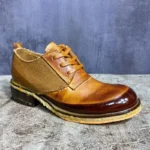 Men's Vintage Patchwork Derby Shoes | Handmade Leather | UNITYPUREMAX™ 7