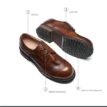 Men's British Vintage Derby Shoes | Genuine Leather | UNITYPUREMAX™ 5
