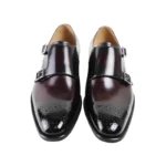 Men's Dark Brown Monk Strap Shoes | Double Buckle | UNITYPUREMAX™ 3