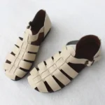Women's Braided Leather Gladiator Sandals | Handmade Retro | UNITYPUREMAX™ 1