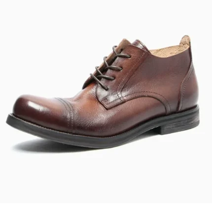 Men's Retro Cap Toe Oxford Shoes | Waterproof Genuine Leather | UNITYPUREMAX™ 1
