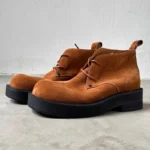 Men's Brown Casual Suede Work Boot | Handmade Platform | UNITYPUREMAX™ 7